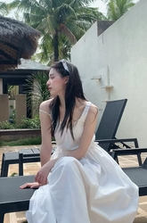 Rose Vest Balloon Dress